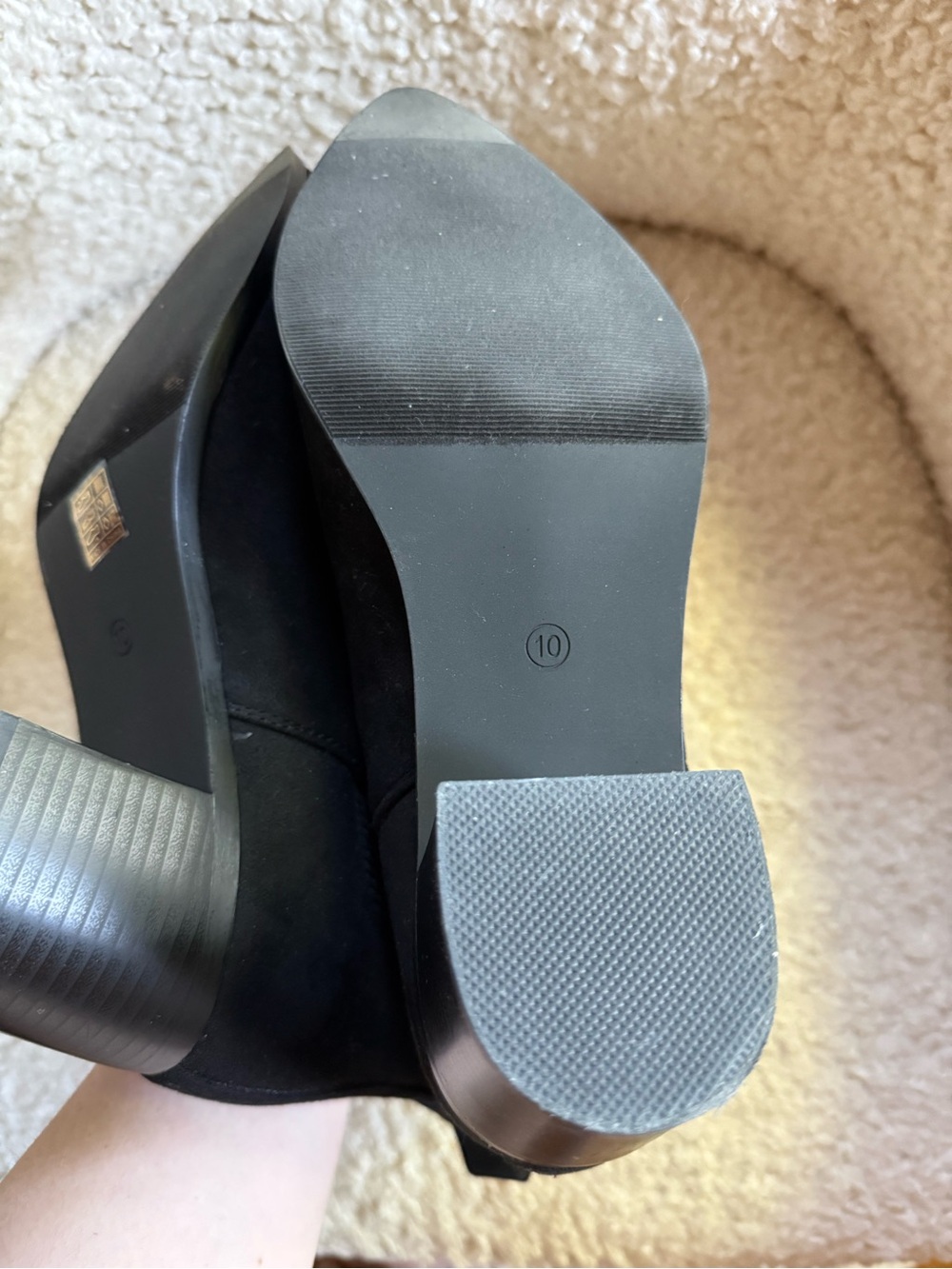 Dream Pairs Black Suede Chelsea Ankle Boots - Picture 8 of 9